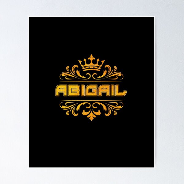 Item preview, Abigail Personalized Name With Crown - Cool & Custom Gift for Girls, Teens designed and sold by Oussinc.