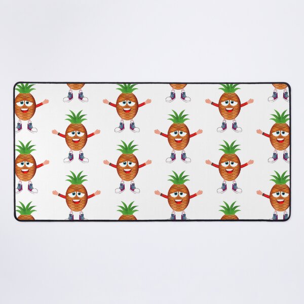 Item preview, Satisfied Pineapple Animated Character Boy Version designed and sold by ExpressiveToon.