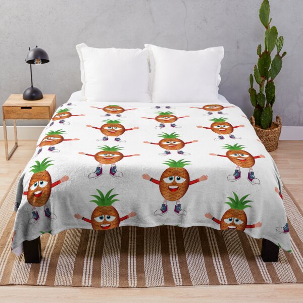 Item preview, Satisfied Pineapple Animated Character Boy Version designed and sold by ExpressiveToon.