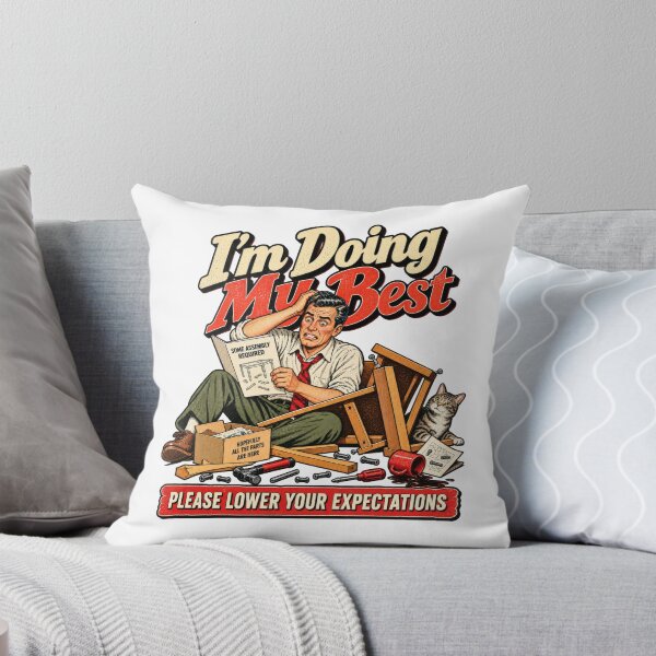 Item preview, I’m Doing My Best – Assembly Required designed and sold by DopeyRobot.