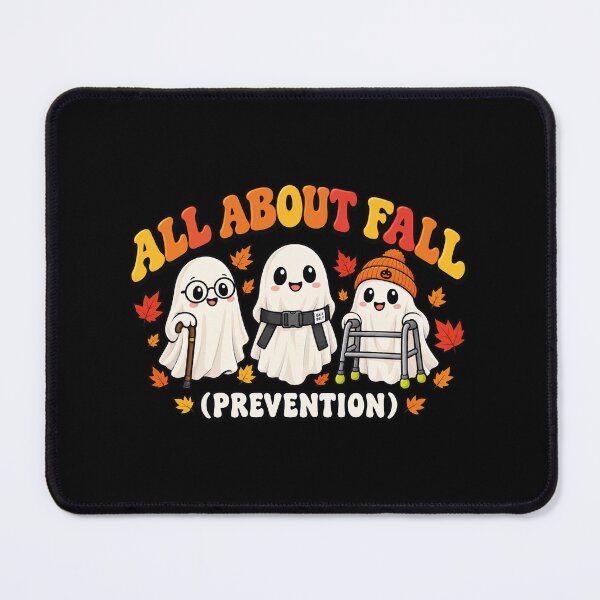 Item preview, All About Fall Prevention Cute Ghost Nurse Halloween Humor Gift designed and sold by Whirx.