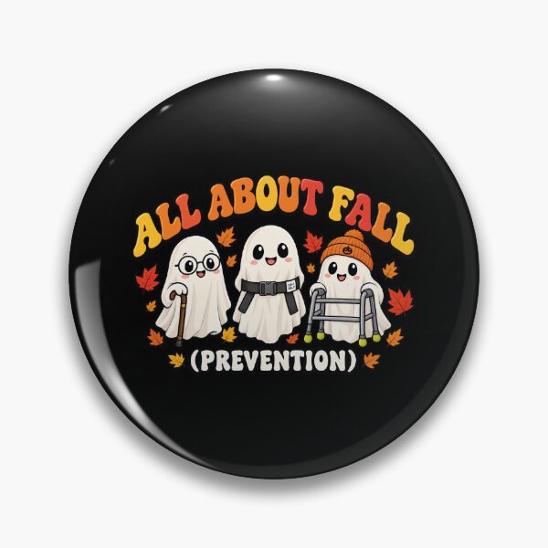 Item preview, All About Fall Prevention Cute Ghost Nurse Halloween Humor Gift designed and sold by Whirx.