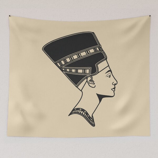 Item preview, Queen Nefertiti Minimalist Line Art - Ancient Egypt Portrait designed and sold by ShabanMerch⭐⭐⭐.