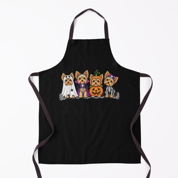 Item preview, Yorkies Because People are Creepy Funny Halloween Dog T-Shirt designed and sold by ArtByimamS.