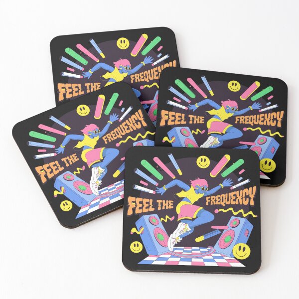 Item preview, Feel The Frequency Retro 90s Groove Dancer designed and sold by BeatStriker.