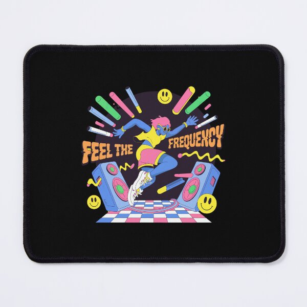 Item preview, Feel The Frequency Retro 90s Groove Dancer designed and sold by BeatStriker.