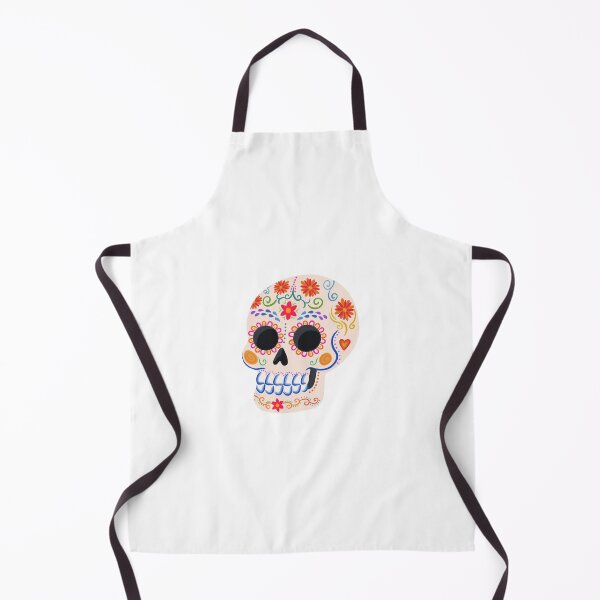 Item preview, Colorful Mexican Sugar Skull Dia de Muertos designed and sold by mafervicenttin.