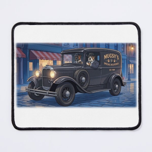 Item preview, Dogs in Classic Cars Series: Mugsy's Deliveries designed and sold by Yoshi - Design - Osaka.