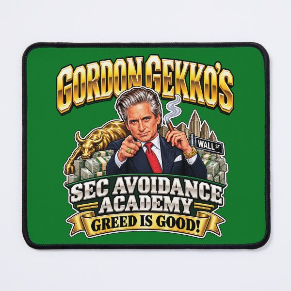 Item preview, Gordon Gekko Greed is Good designed and sold by PresentTees.