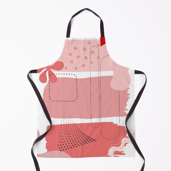 Item preview, Muted Red Abstract Collage – Modern Geometric Graphic Art designed and sold by Khadique.