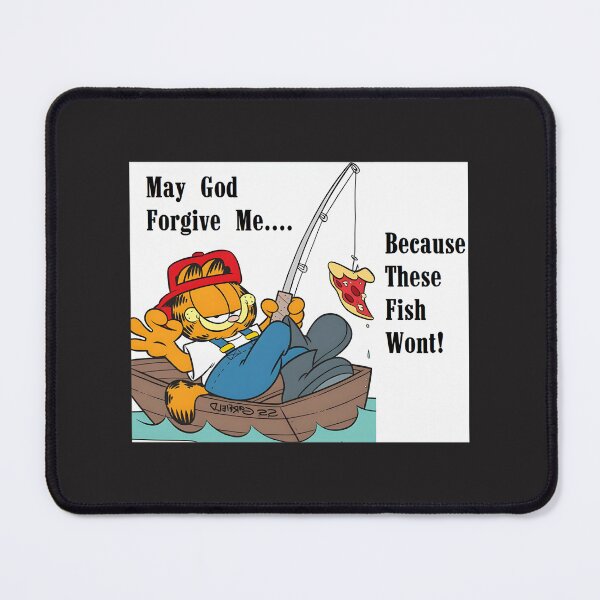 Item preview, Garfield Fishing Cartoon Design with Bold and Humorous Style designed and sold by innovation project.