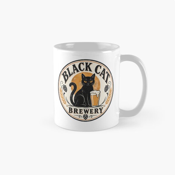 Item preview, Black Cat Brewery - Halloween designed and sold by CampAndCoast.