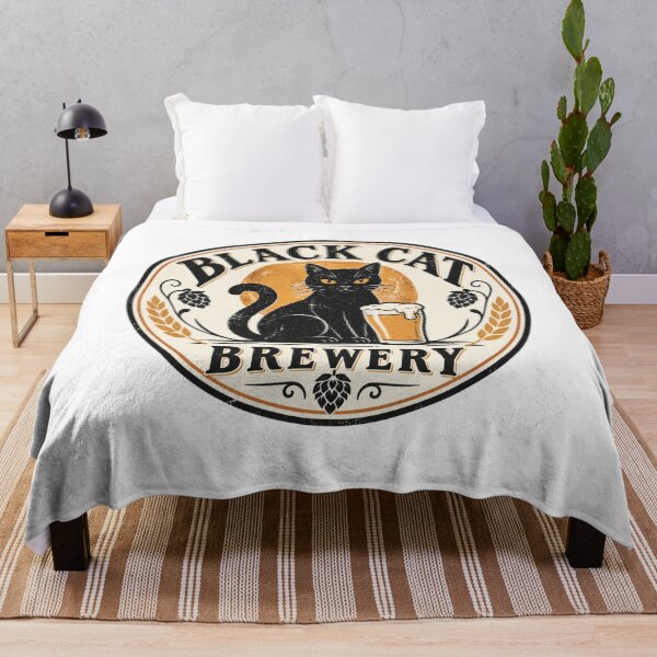 Item preview, Black Cat Brewery - Halloween designed and sold by CampAndCoast.