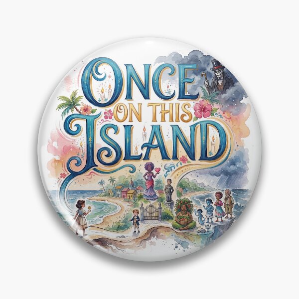 Item preview, Once on this Island the Musical - Whimsical Theater Art designed and sold by Lyric Vault - Rock on.