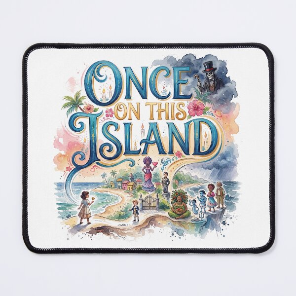 Item preview, Once on this Island the Musical - Whimsical Theater Art designed and sold by Lyric Vault - Rock on.
