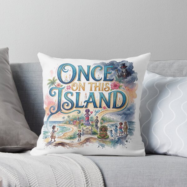 Item preview, Once on this Island the Musical - Whimsical Theater Art designed and sold by Lyric Vault - Rock on.