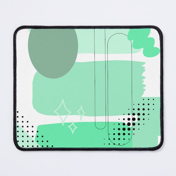 Item preview, Mint Green Abstract Shapes – Modern Geometric Minimalist Wall Art designed and sold by Khadique.