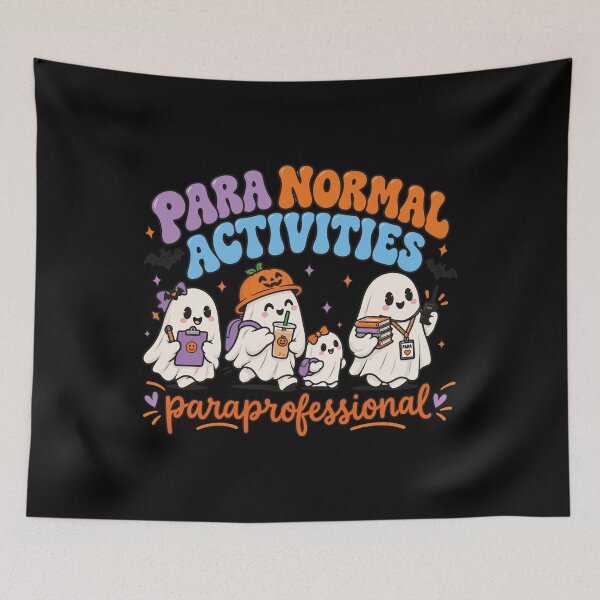 Item preview, Para Normal Activities Paraprofessional Halloween Ghost Teacher designed and sold by Whirx.