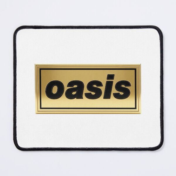 Item preview, OASIS GOLD CHROME LOGO designed and sold by WallopFam.