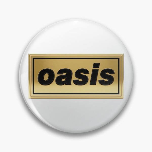 Item preview, OASIS GOLD CHROME LOGO designed and sold by WallopFam.