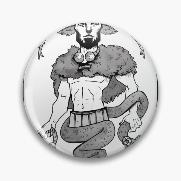 Item preview, Cernunnos Mythical Deer God Illustration with Celtic Design designed and sold by Ahmed Bezeid.