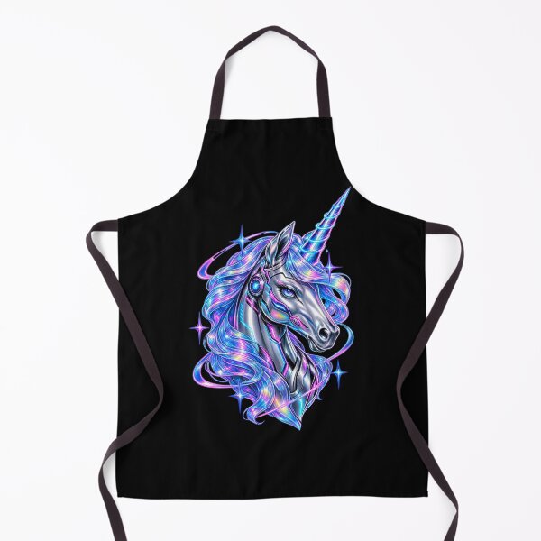 Item preview, Cyber ​​unicorn profile designed and sold by BiaSMartins.