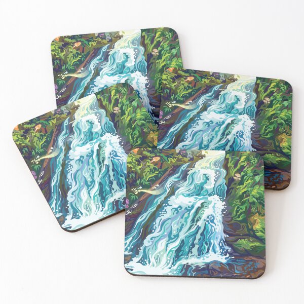 Item preview, Water Fall Colorful designed and sold by Azadi-Tree.
