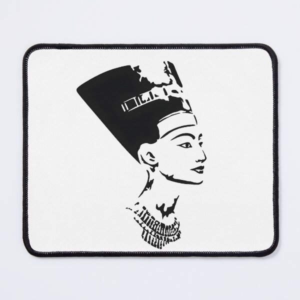 Item preview, Queen Nefertiti Minimalist Stencil - Ancient Egyptian Silhouette designed and sold by ShabanMerch⭐⭐⭐.