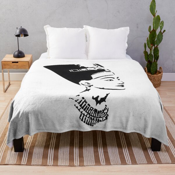 Item preview, Queen Nefertiti Minimalist Stencil - Ancient Egyptian Silhouette designed and sold by ShabanMerch⭐⭐⭐.