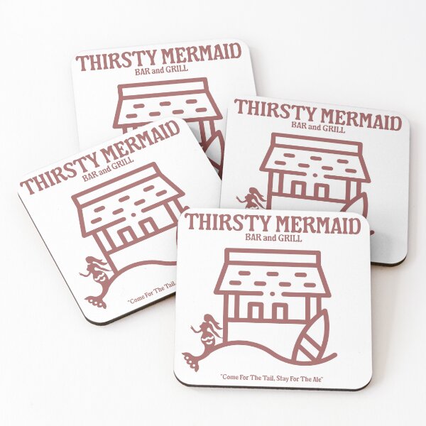 Item preview, Thirsty Mermaid Bar and Grill designed and sold by Taprack Threads.