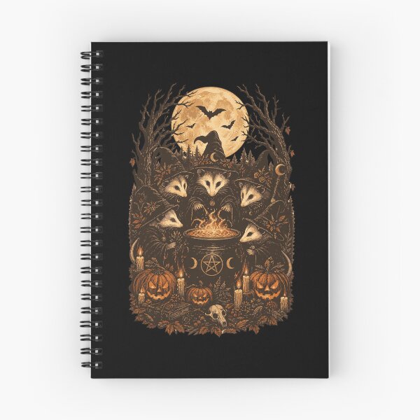 Item preview, Vintage Witch Opossum Moon Ritual Animal Gothic Halloween designed and sold by Whirx.
