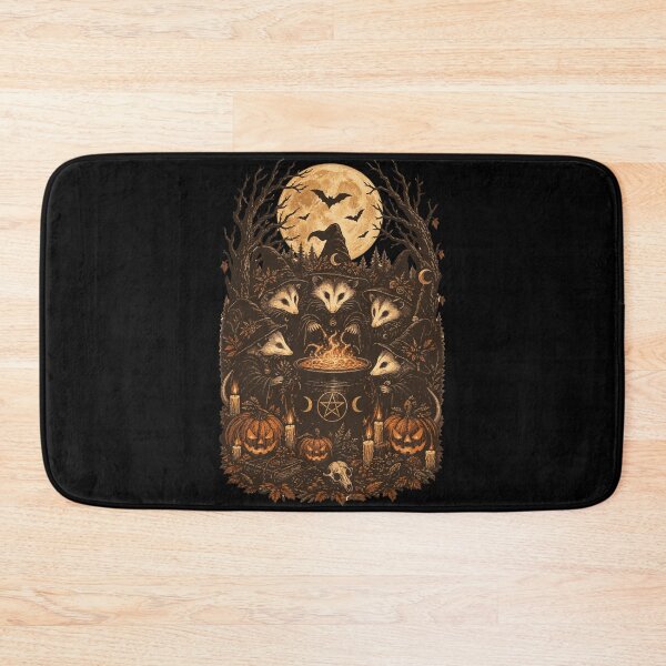 Item preview, Vintage Witch Opossum Moon Ritual Animal Gothic Halloween designed and sold by Whirx.