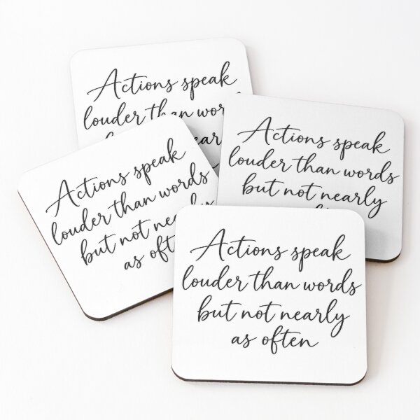 Item preview, Quiet Acts, Clear Messages designed and sold by Quote Gallery.