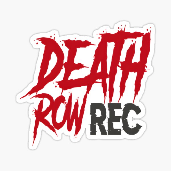 Item preview, Dark and Edgy Death Row Art Illustration with Bold Typography designed and sold by mattzewdu.