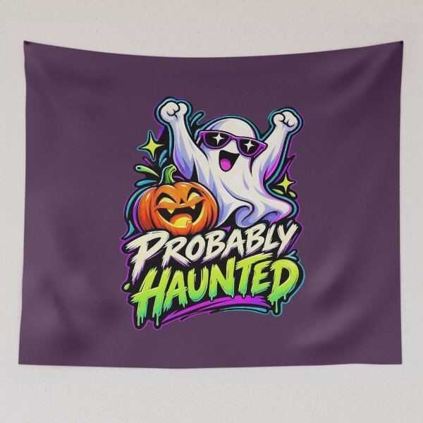 Item preview, Probably Haunted, Ready For Spooky Season. designed and sold by Endless7Art.