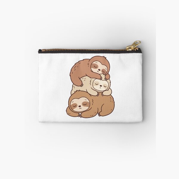 Item preview, Sleeping Sloth Stack – Cozy Napping Trio in Earth Tones designed and sold by AliveStyle.