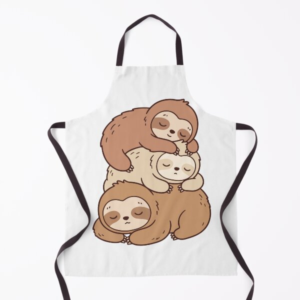 Item preview, Sleeping Sloth Stack – Cozy Napping Trio in Earth Tones designed and sold by AliveStyle.