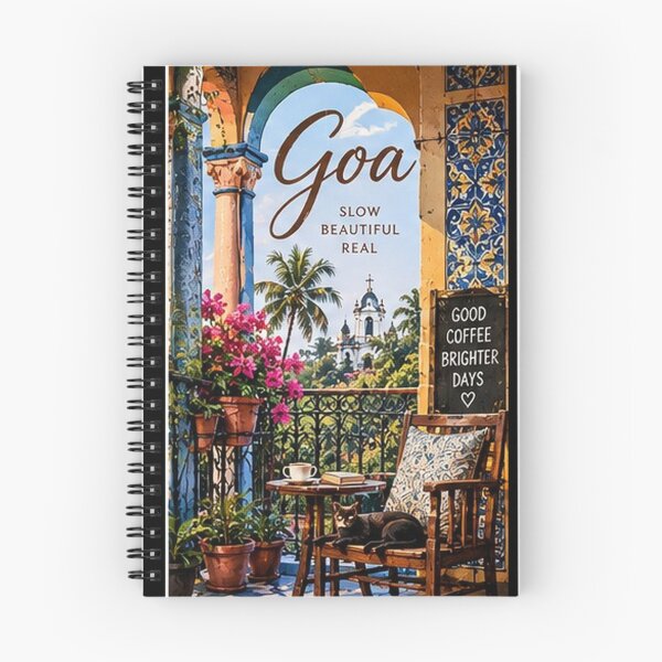 Item preview, Goa Balcony Life Slow Beautiful Real designed and sold by Goanheartprints.
