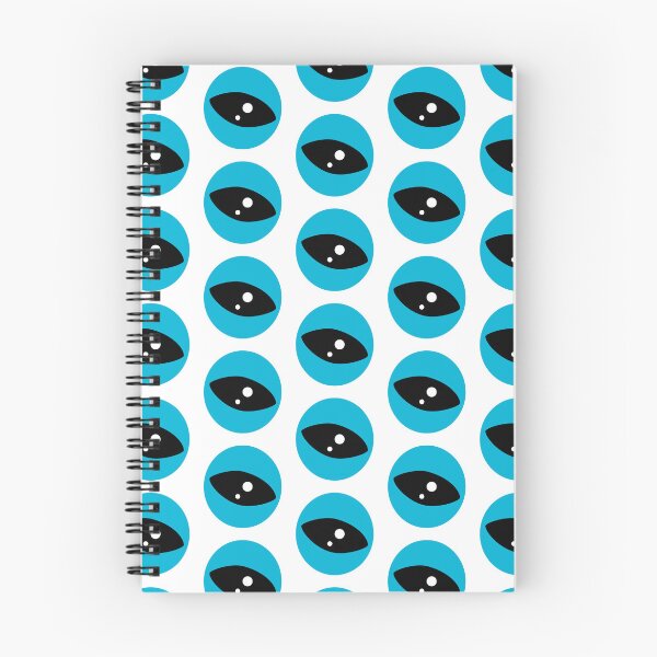 Item preview, Eye Of The Alien Black Light Blue White designed and sold by Rolographics1.