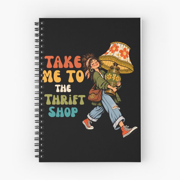Item preview, Take Me To The Thrift Shop Retro Hippie Girl designed and sold by GibasVisuals.