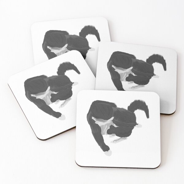 Item preview, Playful Cat Twist | Expressive | Minimalist | Simple designed and sold by Spider Cat Corner.