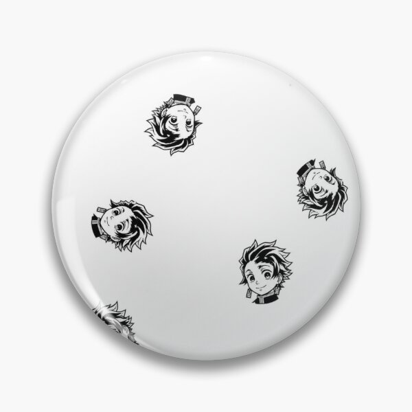 Item preview, Tanjiro Kamado Chibi Pattern – Cute Demon Slayer Anime Faces designed and sold by Zetsu-Store.