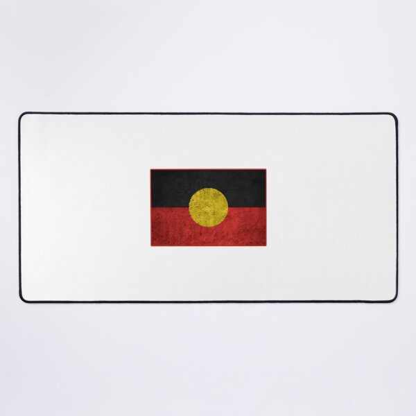 Item preview, Distressed Aboriginal Flag Design with Vintage Texture and Bold Colors designed and sold by Nochachos.