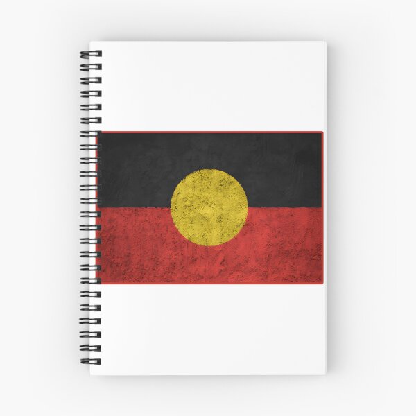 Item preview, Distressed Aboriginal Flag Design with Vintage Texture and Bold Colors designed and sold by Nochachos.