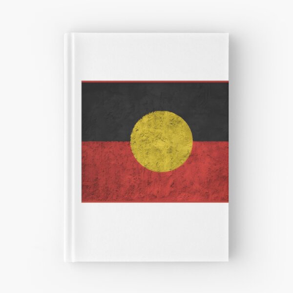 Item preview, Distressed Aboriginal Flag Design with Vintage Texture and Bold Colors designed and sold by Nochachos.