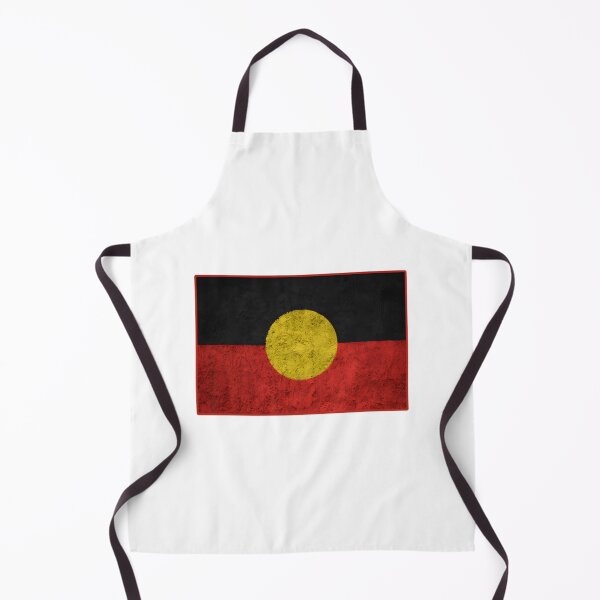 Item preview, Distressed Aboriginal Flag Design with Vintage Texture and Bold Colors designed and sold by Nochachos.