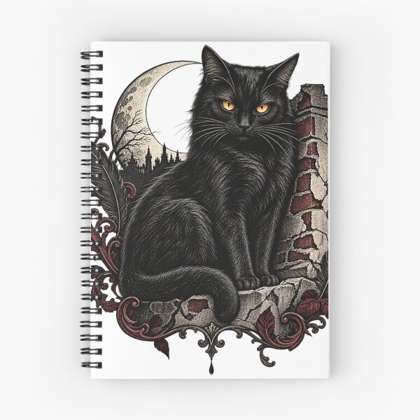 Item preview, The Gothic Black Cat designed and sold by sublidesign.