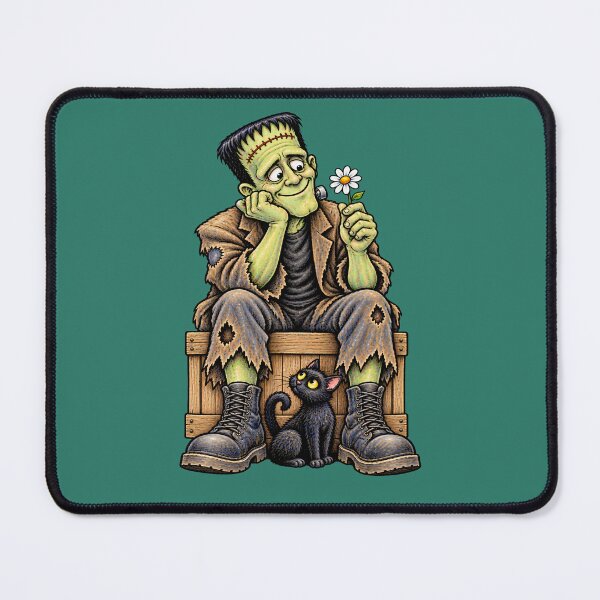 Item preview, Halloween. Cute Frankenstein Flower 2A designed and sold by CrumbBumStudio.