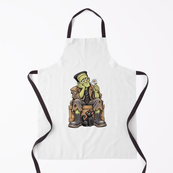 Item preview, Halloween. Cute Frankenstein Flower 2A designed and sold by CrumbBumStudio.