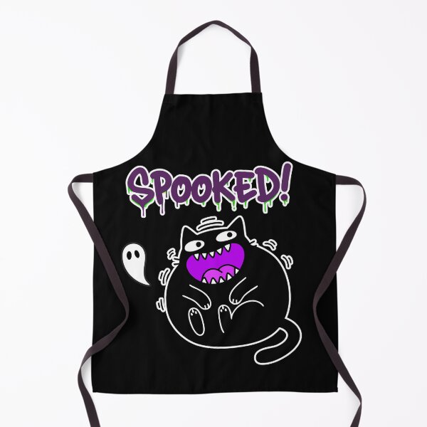 Item preview, Spooked! Fat Black Cat Screaming Cartoon designed and sold by Taridesign.